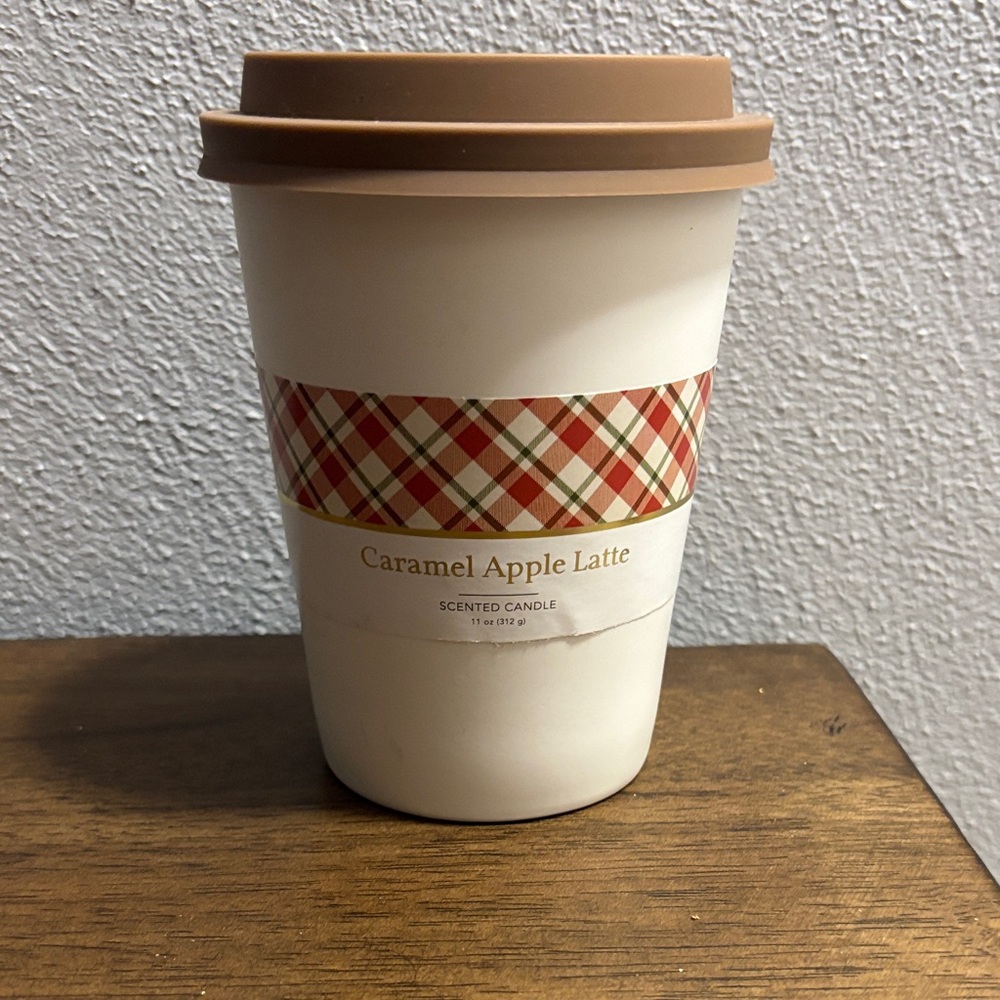 Caramel Apple Latte Scented Candle